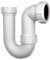 CranPlas | P Trap 40MM | Sink Waste Trap | Kitchen Sink Waste Trap | Universal Sink Pipe Fittings | Easy Installation | Durable Polypropylene | Leak-Proof Design | Fits Plastic, Copper, Lead Pipes