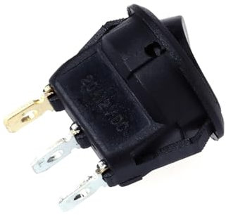 Interrupteur à Bascule Rond LED 12v 20a Spst Noir 12 Pièces