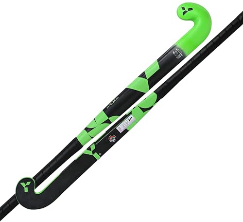 Y Y1 Hockey, GLB 30, Green, Hockey Stick, 30% Carbon, Field Hockey Stick, Black, Kids Sports Equipment, Scandinavia Range, Used by International Players