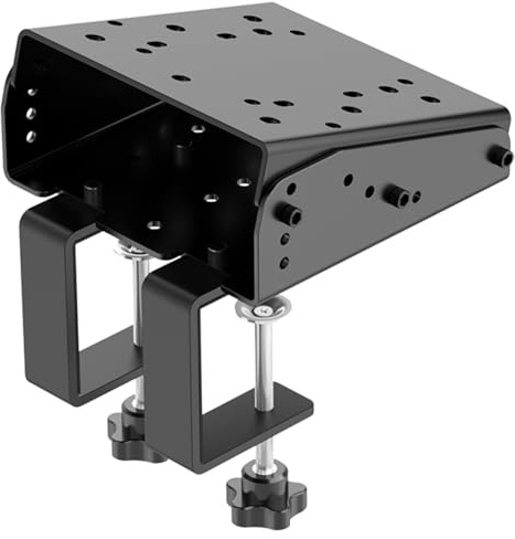 PXN Z9 Sim Racing Wheel Desk Clamp | Rigid Aluminum Racing Wheel Mount with 4-Angle Adjustment for Desk-Based Sim Racing Setups
