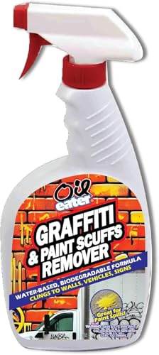 MPD Graffiti Remover – Fast Acting Spray for Graffiti, Spray Paint, Markers, Stickers, Ink – Professional Strength, Non-Toxic, Safe for All Surfaces – (32oz, 1 Pack)