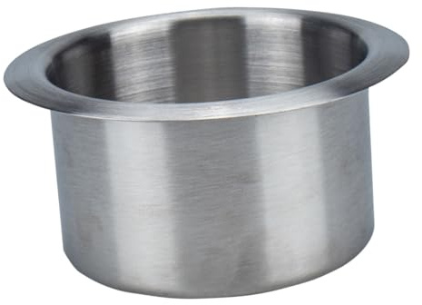 Ciieeo Portabicchieri Acciaio Inox Supporto Pratico e per Camper Barche e Veicoli Antiscivolo e Resistente all Acqua Facile da Installare e Trasportare
