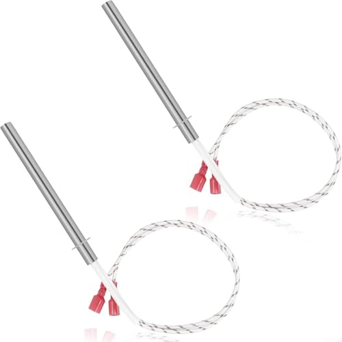 EXTRWORY Accenditore SRV7000-660 per forno a pellet, 300 W, 120 V, parte di ricambio compatibile con PelPro PP130 e stufe a focolare piacevole (2 pezzi)