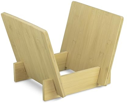 Dynavox Soporte para LP ST40, Caja de Almacenamiento para Discos de Vinilo de bambú, Soporte para Discos con Capacidad de hasta 40 LP y Singles, Color Natural
