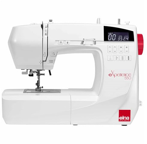 Elna Nähmaschine eXperience 550 mit grossem Anschiebetisch, LED Licht