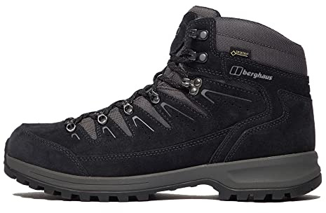 Berghaus Explorer Trek Gore-tex vattentäta promenadstövlar för män, Marinblå grå, 44 EU