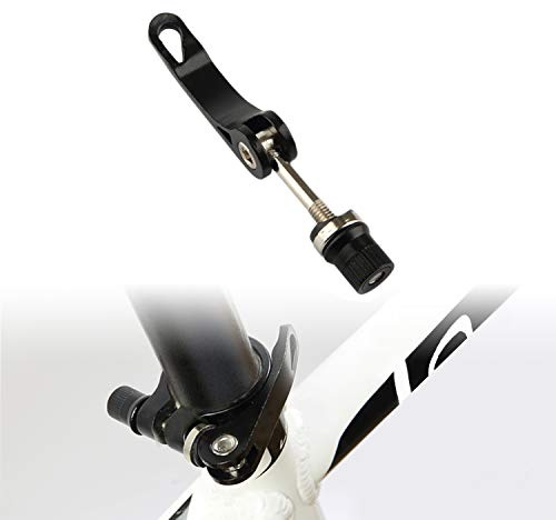 Lohas Select Fahrradsattelstütze aus Legierung, Schnellspannstift, schwarz, kompatibel mit Rennrädern und Mountainbikes