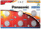 Panasonic Blister Lithium-Knopfzellen, CR2032, 6 Stück