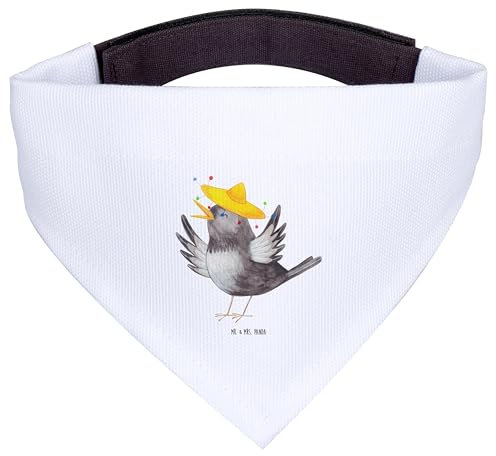 Mr. & Mrs. Panda Hundehalstuch S Rabe Sombrero - Geschenk, Lustige Sprüche, Motivation, Tuch, Vogel, Halstuch, Elster, Spruch Positiv, Hunde, Kleine, Vögel