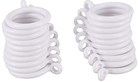Josenidny 20 x anelli interni in plastica per tende da 25 mm, colore: