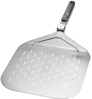 Gefu Slide Pizza Peel, 32 cm x 32 cm, Silver, Oven Safe, Dishwasher Safe