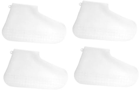 BESPORTBLE Lot De 2 Couvre-Chaussures Imperméables en Silicone Robustes Et Faciles À pour Activités De Plein Air Taille L