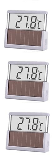 BESPORTBLE 3St Thermometer aquarium termometro wassertemperatur messgerät Temperature gauge Wassertemperaturmesser Hundegeburtstagsmütze digital geführt angelrolle Anzahl Spielzeug Weiß