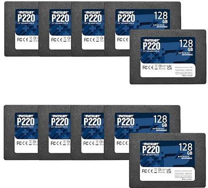 Patriot P220 128 GB SSD interna - SATA 3 2,5 - Solid State Drive - P220S128G2510