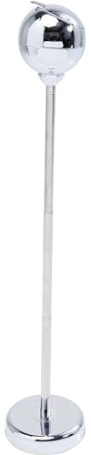 Kare Design Standascher Spheric, Chrom, Aschenbecher, Outdoor geeignet, höhenverstellbar, 72x14x14 cm (H/B/T)