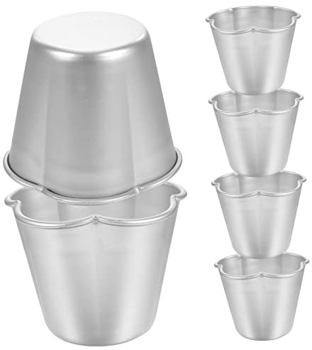 LABRIMP 6pièces Moules à Gâteau Résistant Chaleur Pour Muffins Puddings Et Accessoire De Pâtisserie Pratique Et Non-adhésif