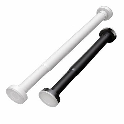 Duschvorhangstange Teleskopstange Ausziehbare Spannstange Aus Edelstahl Ohne Bohren Gardinenstange Mini Teleskopstange Für Badezimmer Badewanne Schrank Kleiderstange(Schwarz,70-120CM)