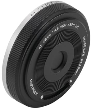 VILTROX 28mm F4.5 Pancake Lens - Full Frame AF Prime Wide Angle for Sony E Mount (a7, a6 Series, ZV-E10)