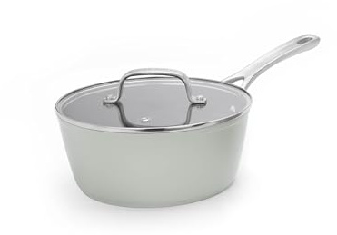 Laura Ashley Cazo Antiadherente de 20 cm con Tapa - Cazo Cocina de Aluminio Forjado de 2,6 Litro sin PFOA/PFAS, Apta Para Horno y Lavavajillas, Apto para Todas las Placas, Incluidas las de Inducción