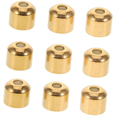 DIYEAH 10stücke Seilendkappe Aus Metall Seilendstopper Für Kordel Seilendverschluss Kordelendkappe Geländerkordelendkappe Kordelverschluss Haltbar Und Rostfrei
