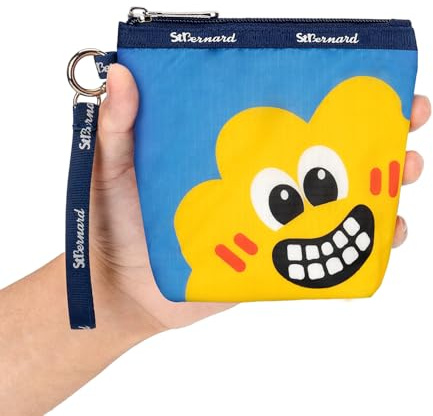 StBernard Kids First Aid Kit, EDC Mini Portable Medical Kit with Cute Bandages, Triple Antibiotic for Children's Daily Boo-Boos, Suits for Home, School, Hiking, Cub Scouts, Backpacking (Blue)