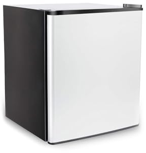 Wintem - Mini Frigo Compatto da 45L con Termostato Regolabile, Porta Bianca Reversibile e Funzionamento Silenzioso per Camera, Ufficio o Campeggio