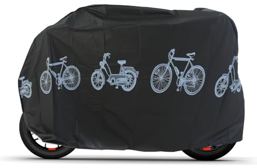 Housse Moto Imperméable – Bâche Anti-Poussière Et Anti-Rayures | Protection Extérieure Contre La Pluie Pour Vélos, Scooters, Mobylette & Motos