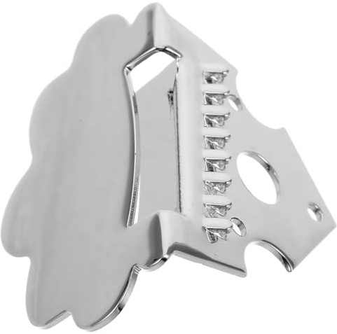 Cordal de mandolina de aleación de zinc plateado para guitarras de 8 cuerdas, pulido de tono mejorado y pieza de mandolina compacta de instalación rápida para viajes