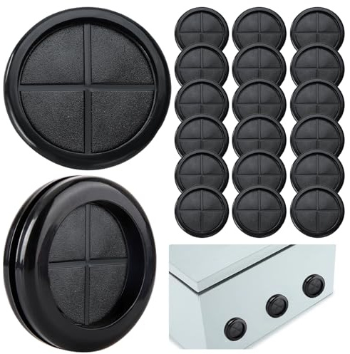 20 boccole in gomma da 40 mm, a forma di croce, passacavi, impermeabili, colore nero, tappi ignifughi per carrozzeria, tappi in gomma per cavi, tubi, protezione dei fili