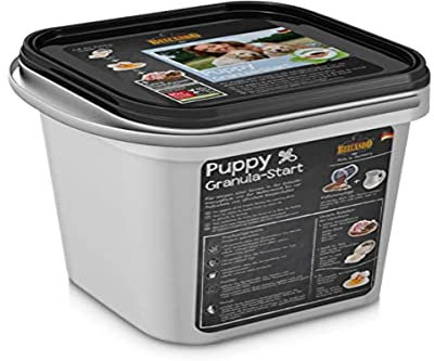 BELCANDO Puppy Granula Start [1 kg] Welpenfutter | Aufzuchtfutter für Welpen | Granulat für Welpen zur Entwöhnung ab der 4. Woche
