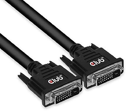 Club 3D - Cable DVI (Dual Link, 24+1, bidireccional, 10 m)