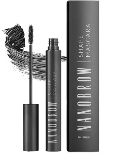 Máscara de Cejas Nanobrow Shape Mascara - Una definición perfecta de las cejas, peinado fácil de las cejas (Negro)