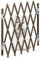 Relaxdays Hundeabsperrgitter, ausziehbar bis 96 cm, 48,5-60 cm hoch, Bambus, Hunde Schutzgitter für Treppe & Tür, braun