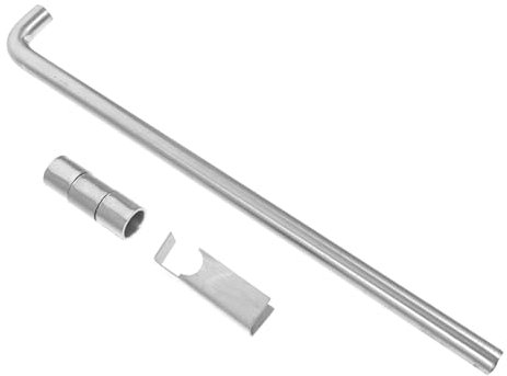 Veemoon Edelstahl Türriegel Torbodenriegel Bodenschloss Robust Für Garten Garage Büro Aus Massivem Edelstahl 14mm x 350mm Langlebig Sicher