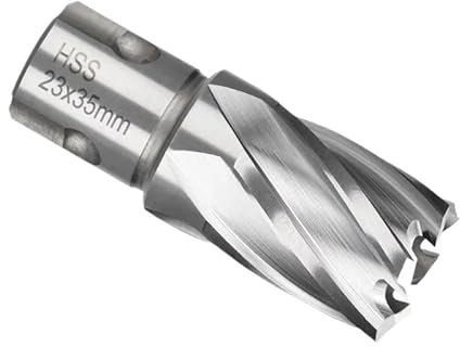 1pcs 12-30mm HSS Metal Core Drill Bit Annular Cutter 35/55mm Weldon Shank Hole Opener Hollow Drill Bit For Metal Drilling Tools(17x55mm)