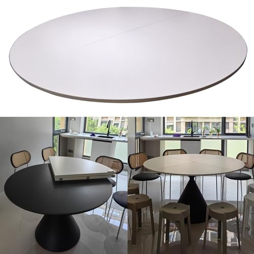 YKMYXZ, Großer Ersatztisch aus Holz ohne Beine, Konferenztisch, Couchtisch mit Metallbeschlägen, leicht zu verstauen(160 cm (63 inch))