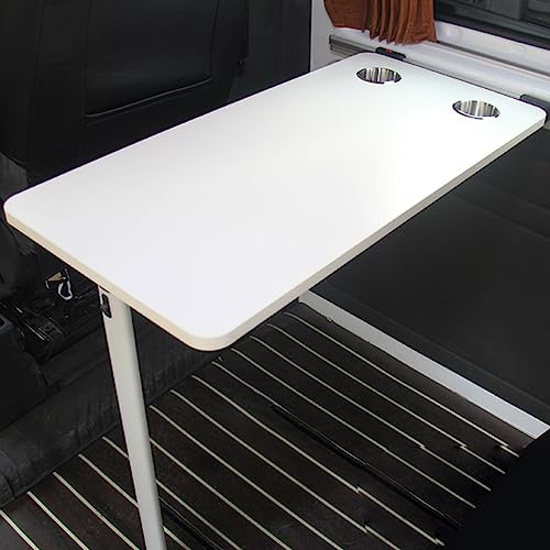 Tavolo pieghevole da picnic portatile e postazione di lavoro per computer per camper e roulotte, ideale per uso esterno