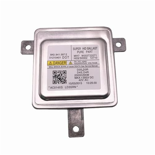 HID Balasto de Xenón 8K0941597E W003T22071 faro de xenón HID D3S D3R D4S D4R lastre Uso apto para Audi A1 A3 A4 A5 A6 A7 A8 Q3 Q5 Q7 V/W CC accesorio coche(WHITE)