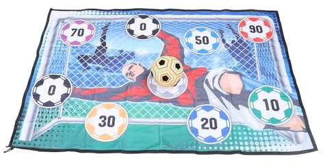 Acouto Set di Tappetini da Gioco per Palloni da Calcio, per Interni Ed Esterni, Gioco di Lancio del Bersaglio, di Lancio della Porta di Calcio con Pallone da per Ragazzi, Tipo A è Un di Pallone da,