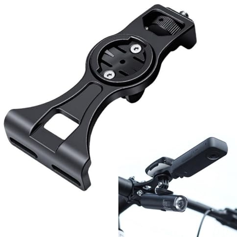 XBERSTAR Support de vélo pour ordinateur Garmin/Wahoo/Bryton/Cateye - Support de guidon pour caméras Insta360