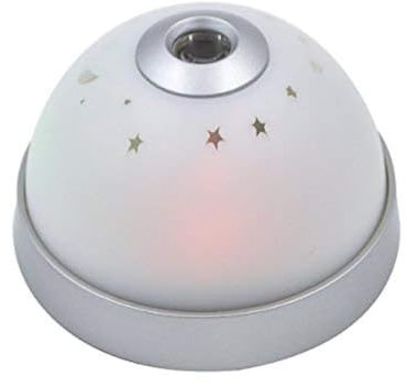 Cisixin Digital LCD Snooze Projection Alarm Clock Colourful LED Change Star Starry Sky Night Light Projector Magic Bedside Table Clock for Kids(7×9.6cm)