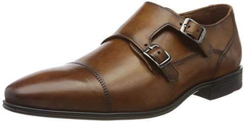 LLOYD Herren Slipper Mailand, Männer Businessschuhe,lose Einlage,Normalweit,klassisch,elegant,Men's,Man,Slipper,Mokassins,Cognac,44 EU / 9.5 UK