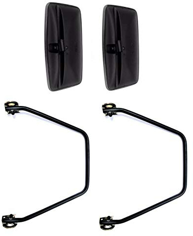 2x Rückspiegel 410x205mm Außenspiegel Traktor LKW ø15-30mm mit Spiegelhalter SET