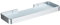DUFU Étagère Douche sans Percage Etagere Murale Salle de Bain Caddy avec Rangement Organisateur Antirouille Aucun Dommage en Verre Trempé Aluminium Space pour Accessoires Cuisine 30cm Argent