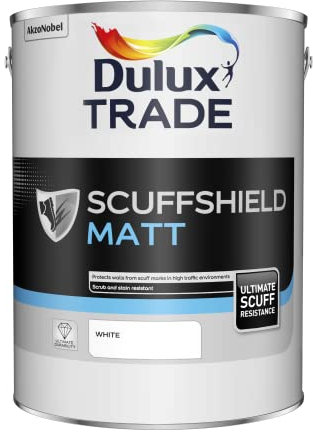 Dulux Trade Scuffshield Matt White 5L