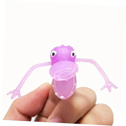 Toyvian 12stücke Teiliges Plastik Dinosaurier Fingerpuppen Für Junge Mädchen Zufällige Farben Lustige Finger-spielzeuge Party Mitgebsel Geschenk Eierfüllung Kindergeburtstag Spaß