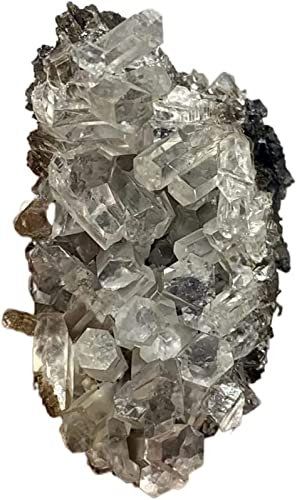 Minerales Piedras Natural Six Dado que la columna forma transparente Calcit Muestras Minerales Piedras y Cristales Cristales de curación Decoración de piedras de cristal de cuarzo ( Color : Light Yell