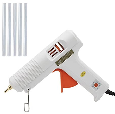 Pistola Per Colla A Caldo, Pistola for colla a caldo da 150 W Ugello lungo Diametro 1 mm 1,3 mm Piccola apertura Pistola for colla industriale Strumenti di riparazione artigianali fai-da-te Pistola fo