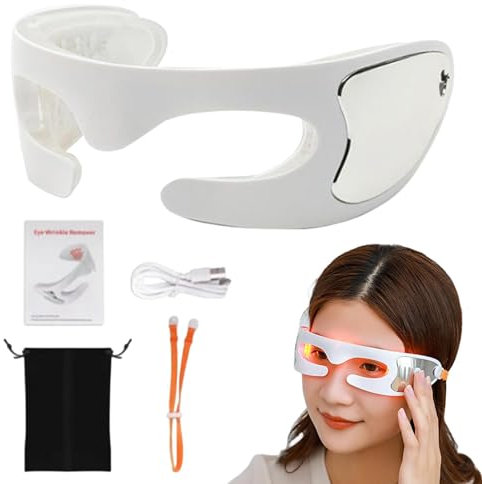 Elektrisches Augenmassagegerät, Augenmassagegerät | Wiederaufladbare Augenschutz-Massagebrille,Tragbare -Surround-Augenmassagegeräte, lindert Augenermüdung und reduziert Tränensäcke