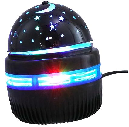 NUOBESTY Star Sky Projection Lamp USB Night Light, Mini Colorful Atmosphere Party Light for Car and Bedroom, Creative USB Star Projector with LED for Stage and Home Decor